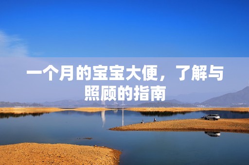 一个月的孕妈供卵代怀的孕妈供卵代孕的宝宝大便，了解与照顾的指南